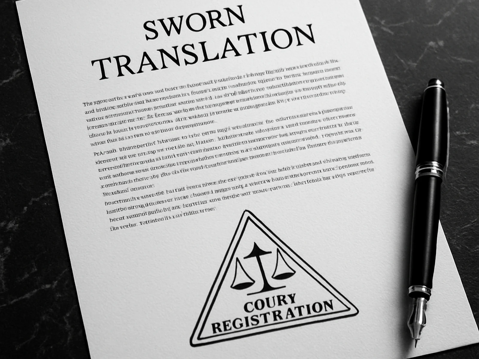 Certified Translation detail