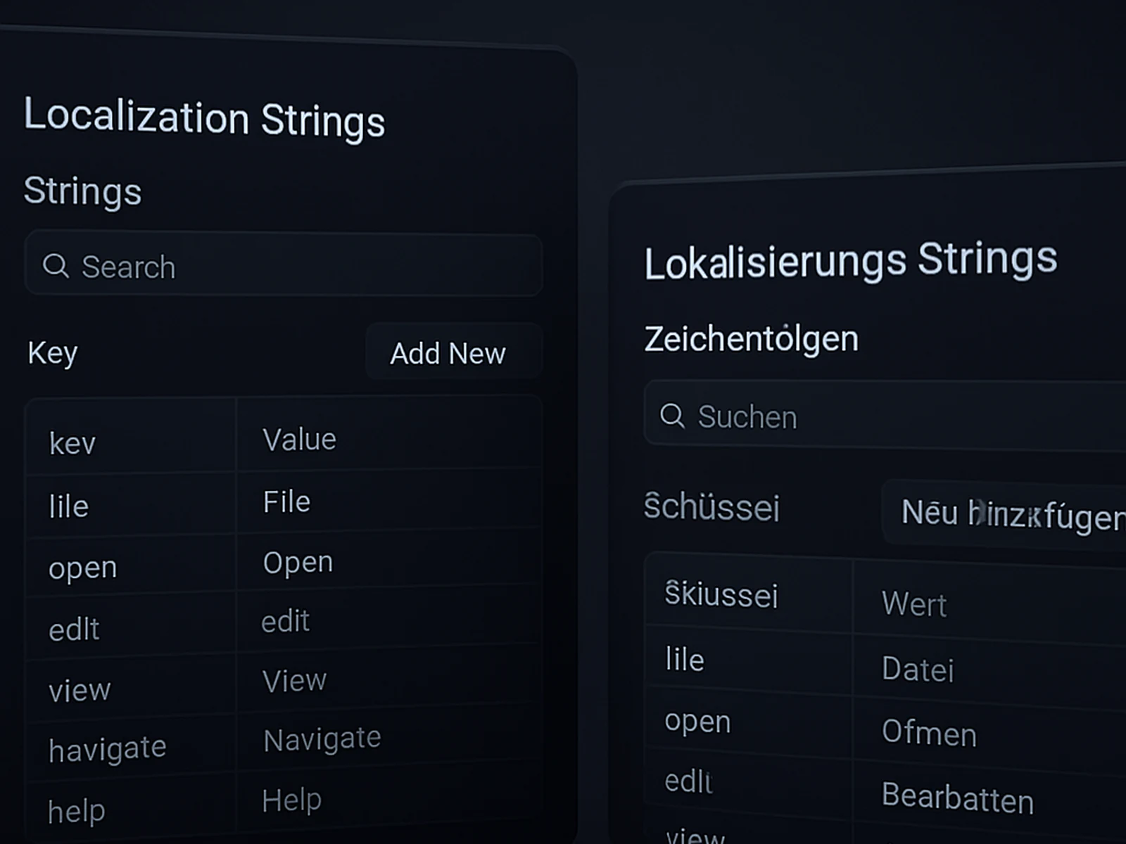 Website & Software Localisation